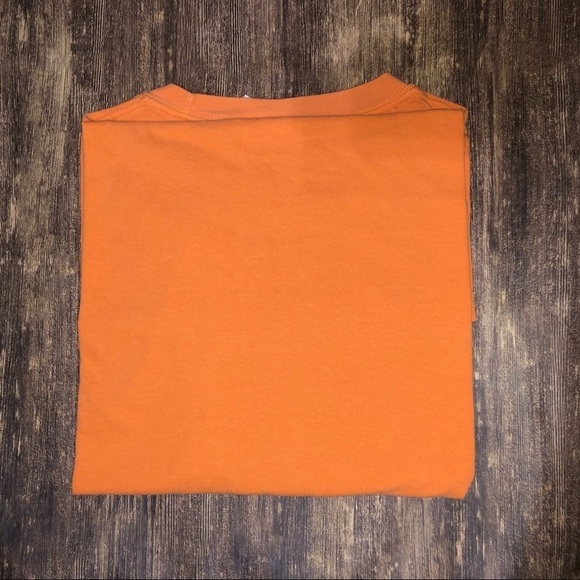 NWT SCI-FI FANTASY Helvetica Dark Orange Tee - Picture 3 of 4